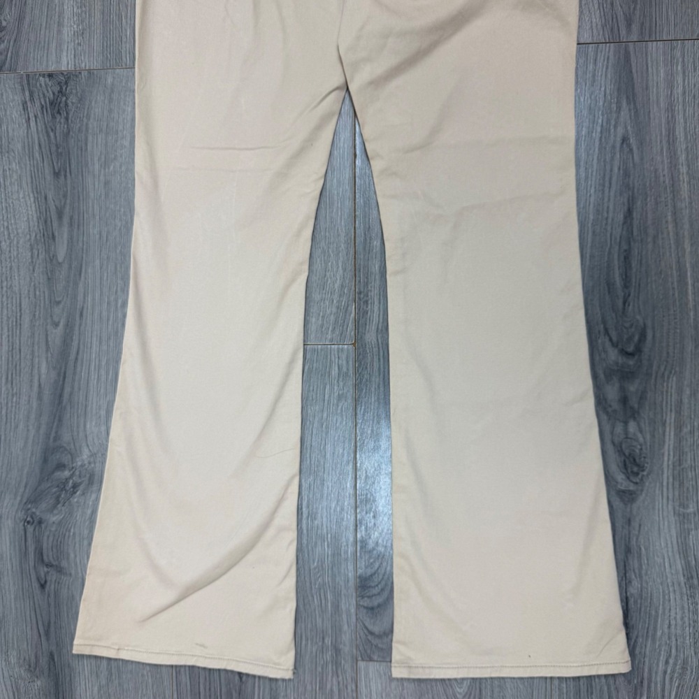 American Eagle Artist Low Rise Khaki Pants Women's 6R Stretch Beige Chino - Picture 15 of 16